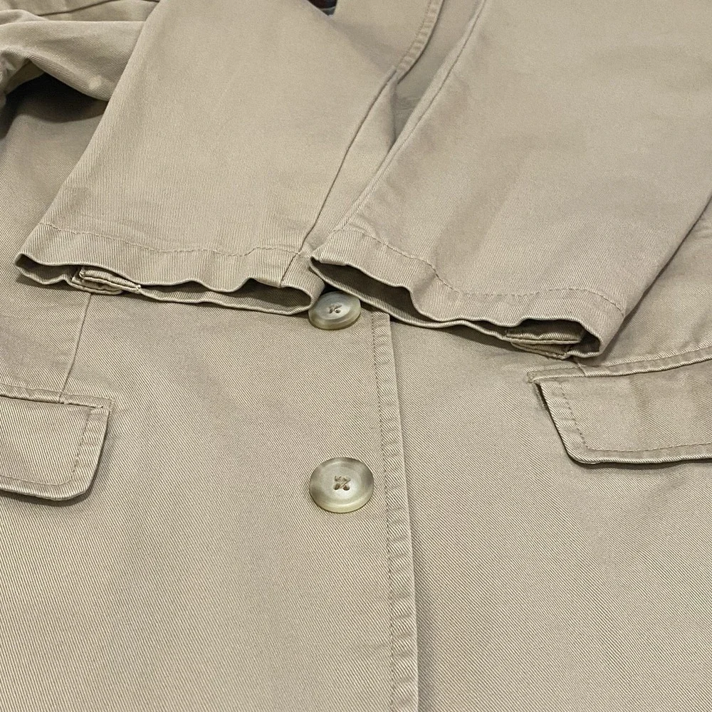 J‎ Crew Mens S Unstructured Cotton Blazer Khaki Sport Coat Preppy Y2K Academia